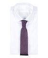 cravate-achil-en-soie-bleu Editions LESSisRARE porté