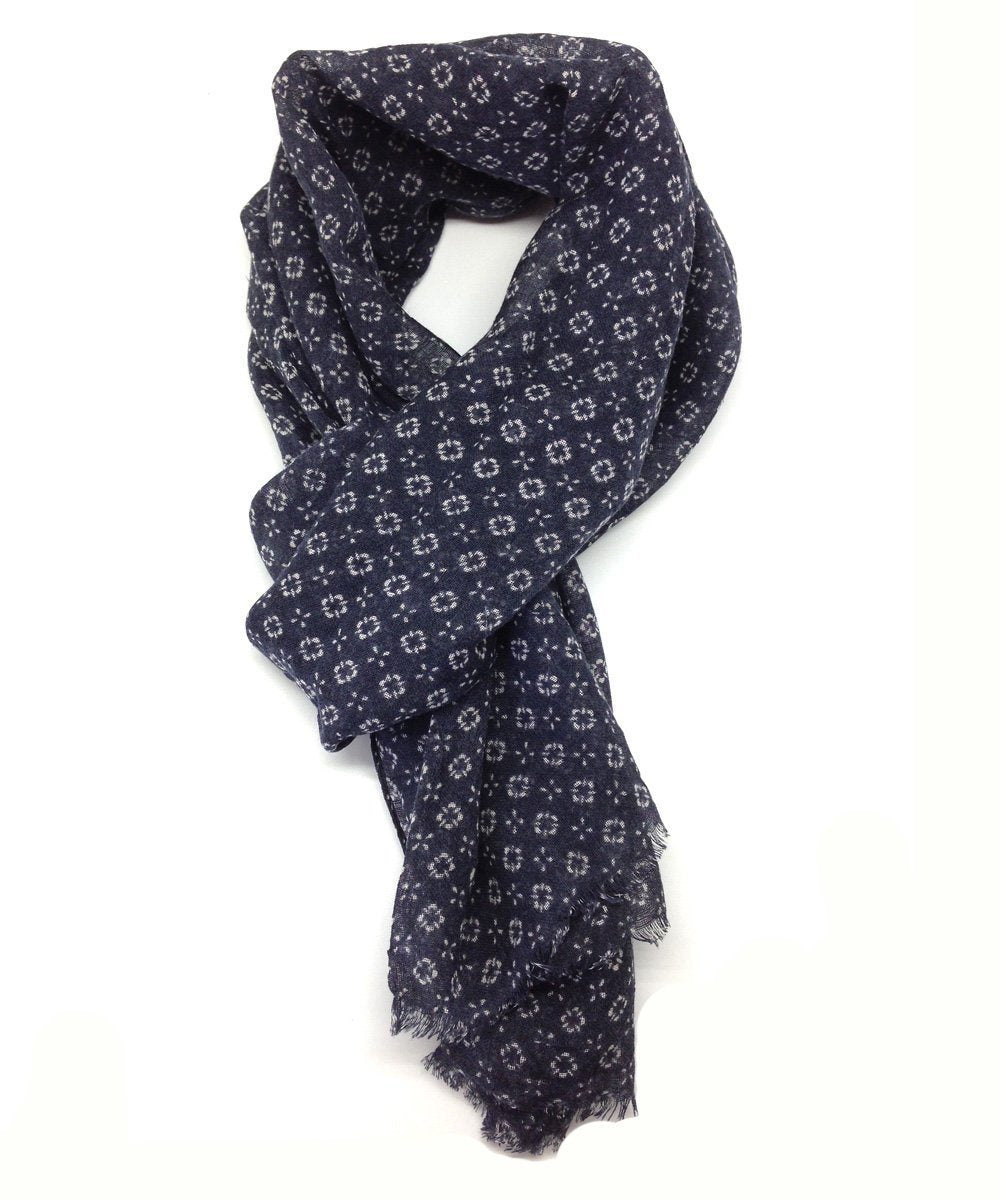 Echarpe Rosace marine - Editions LESSisRARE