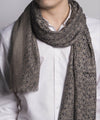 scarf-flower-beige-for-man Editions LESSisRARE worn 1
