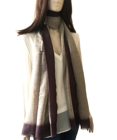 scarf-tie-and-dye-beige Editions LESSisRARE worn