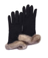 gants-fourrure-bordés-vison-gris Editions LESSisRARE