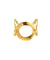 Bracelet anneau métal doré carole saint germes de face