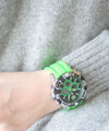 watch-sillicone-green-chrono-sport Editions LESSisRARE Jewelery scope