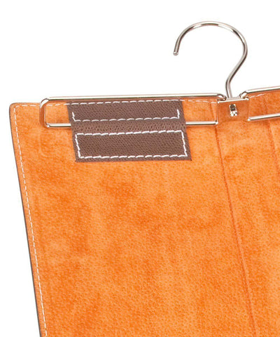 tie holder Bhome orange leather interior