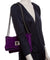 Azzaro wallet-bag-Hangzou-in-velvet-purple worn